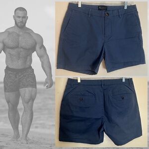 Tailored Athlete Stretch Shorts 34" waist 5" inseam Gently worn 97% cotton